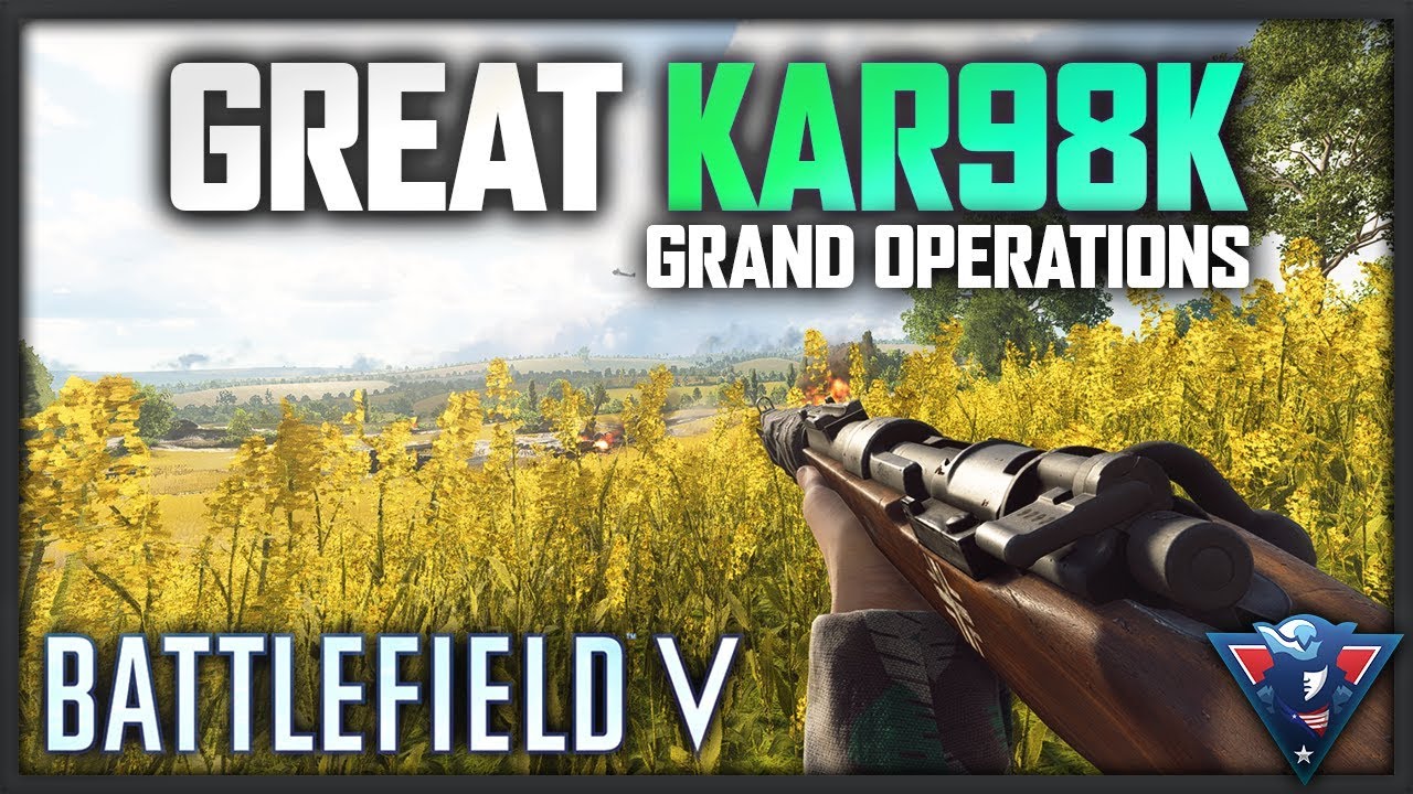 THE GLORIOUS KAR98K! | Battlefield V Grand Operations Gameplay