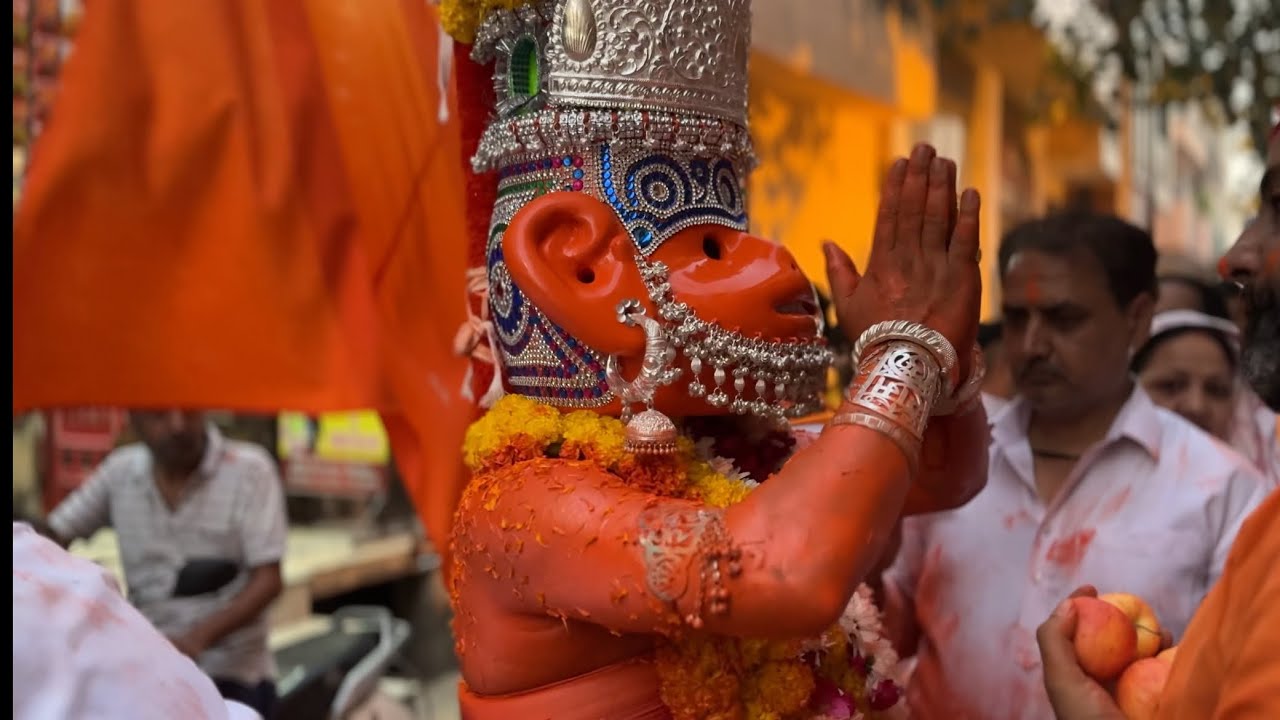 day-1 ❤️ ||famous hanuman murti panipat [Deepak maharaj]🙏😍 #panipathanumanji #hanumanjipanipat