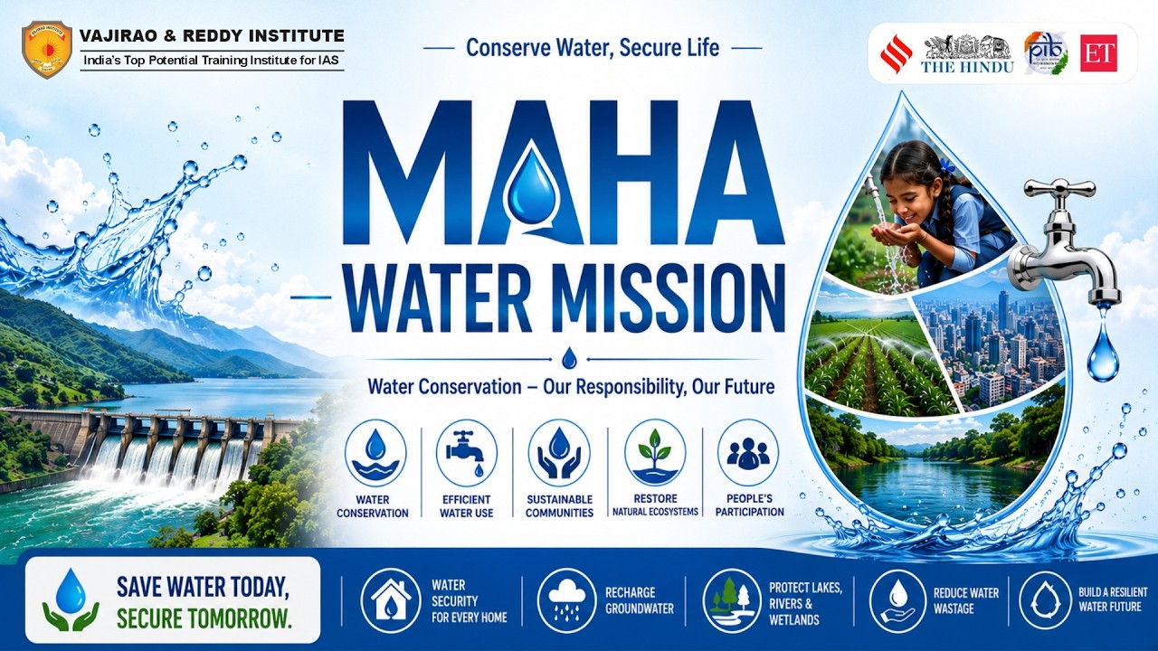 Миссия MAHA Water 2026: разбор | План инноваций в сфере водоснабжения на 200 крор рупий