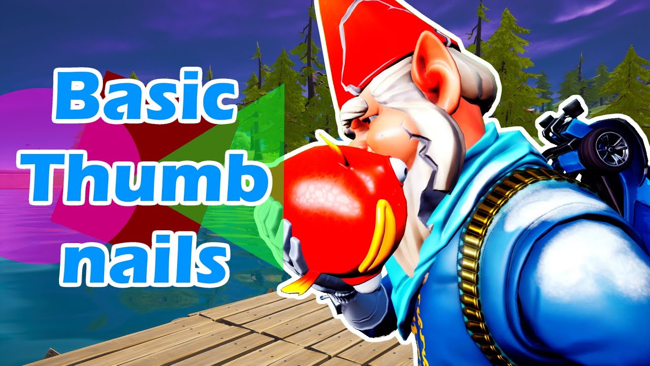 How to Create Basic Thumbnails In Fortnite