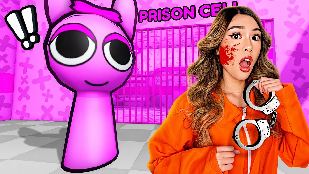 KAT UCIEKA Z WIĘZIENIA PINK SPRUNKI W ROBLOX (OBBY)