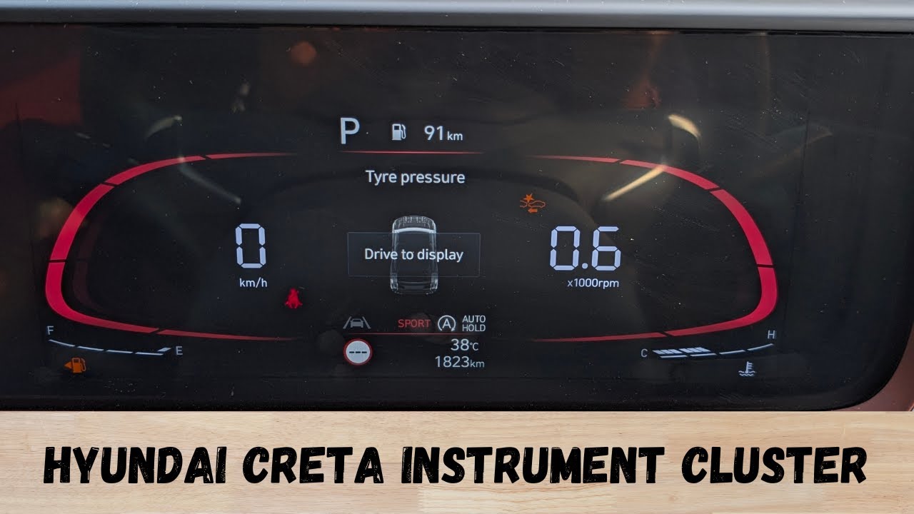 Hyundai Creta 2024 Instrument Cluster - All Features Explained