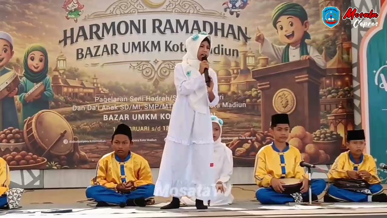 Penampilan Da'i Cilik dan Grup Banjari SDN 01 Mojorejo 
