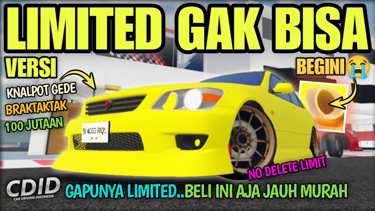 KENAPA MOBIL INI VERSI BIASA DIAM² BACKFIRE TAPI LIMITED GAK BISA, JAUH MURAH | CDID V2.4 Roblox