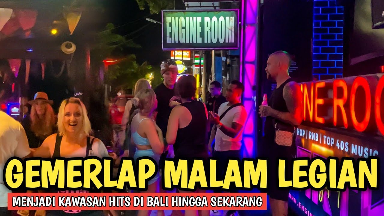 GEMERLAP MALAM LEGIAN BALI : LEGIAN BALI SAAT INI