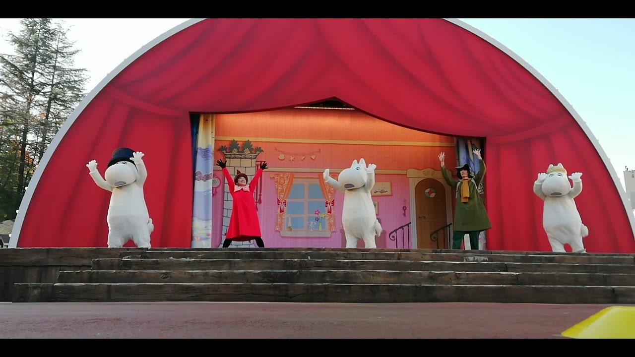 ☁ムーミンバレーパーク「ダンス・ダンス・ウィズ・ムーミン」雲にのれたら。前説からのノーカット！！