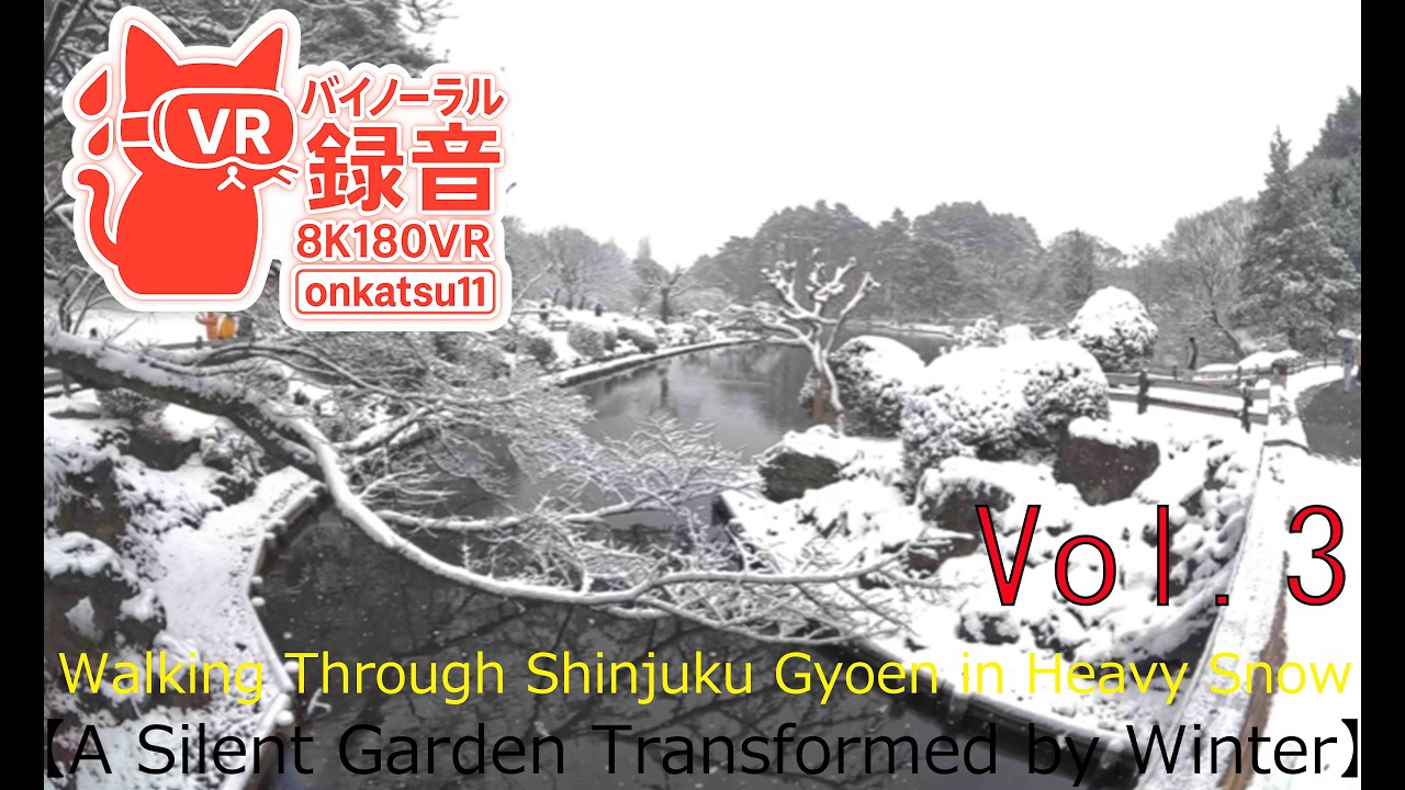 ❄️[Walking Through Shinjuku Gyoen in Heavy Snow—A Silent Garden Transformed by Winter]Chapter Three‼