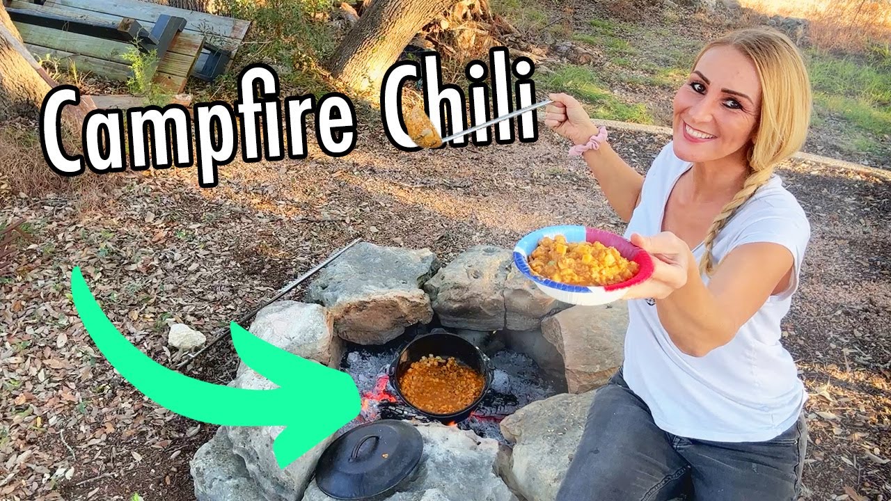 🔥Campfire Chili Cheese Bowl You Can Make Anywhere🏕️