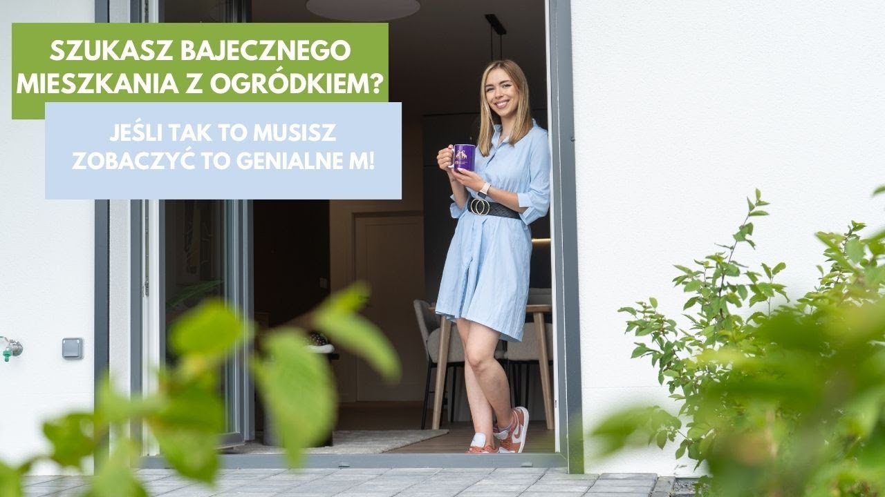 Poszukujesz BAJECZNEGO mieszkania z OGRÓDKIEM? Zobacz ze mną te 3 pokoje na poznańskich JEŻYCACH!