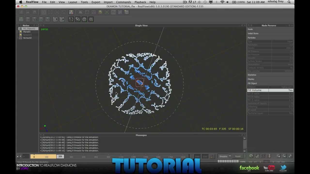 REALFLOW - Daemons: Vortex | Introduction to Daemons/Effectors
