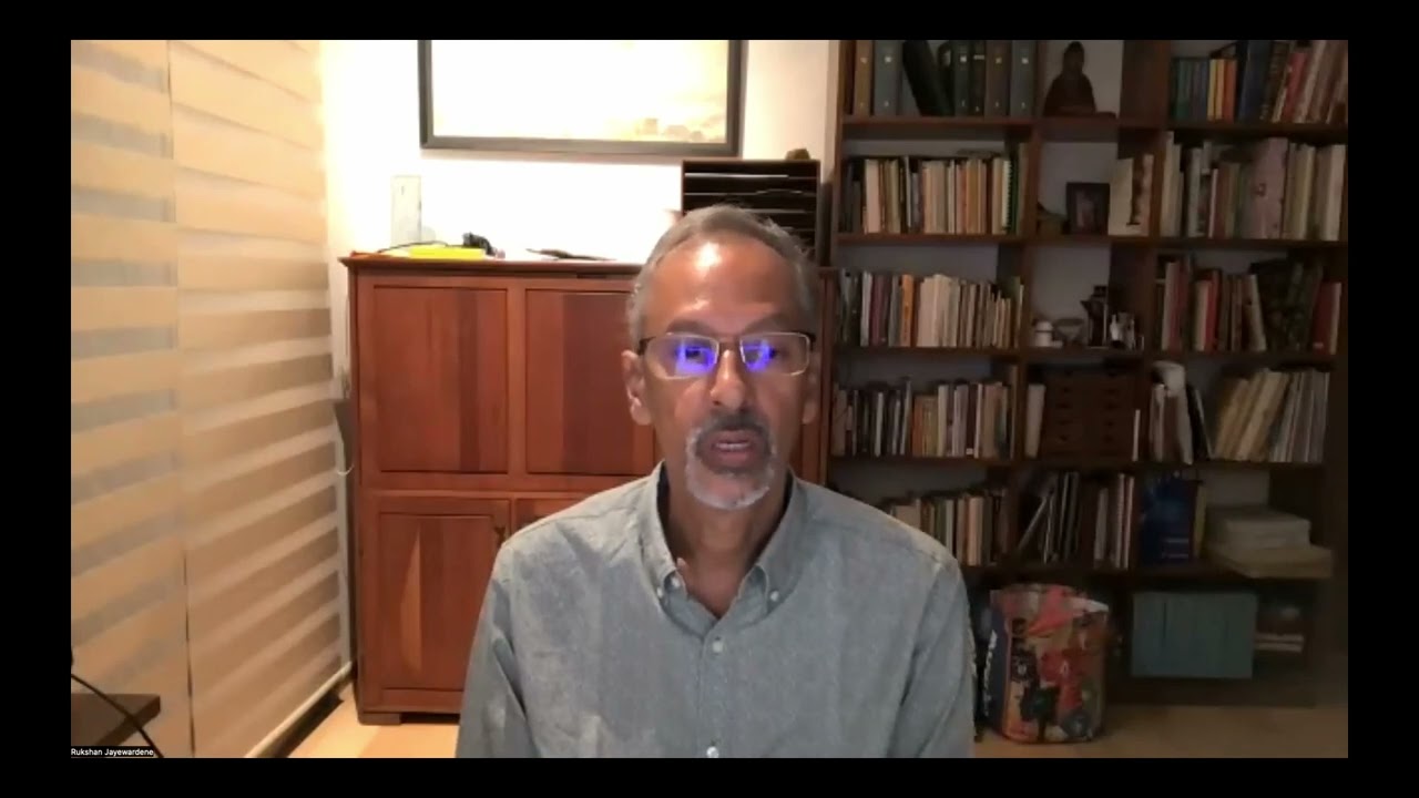 Rukshan Jayewardene speaking about the &ldquo;history of captive elephants in Sri Lanka.&rdquo;