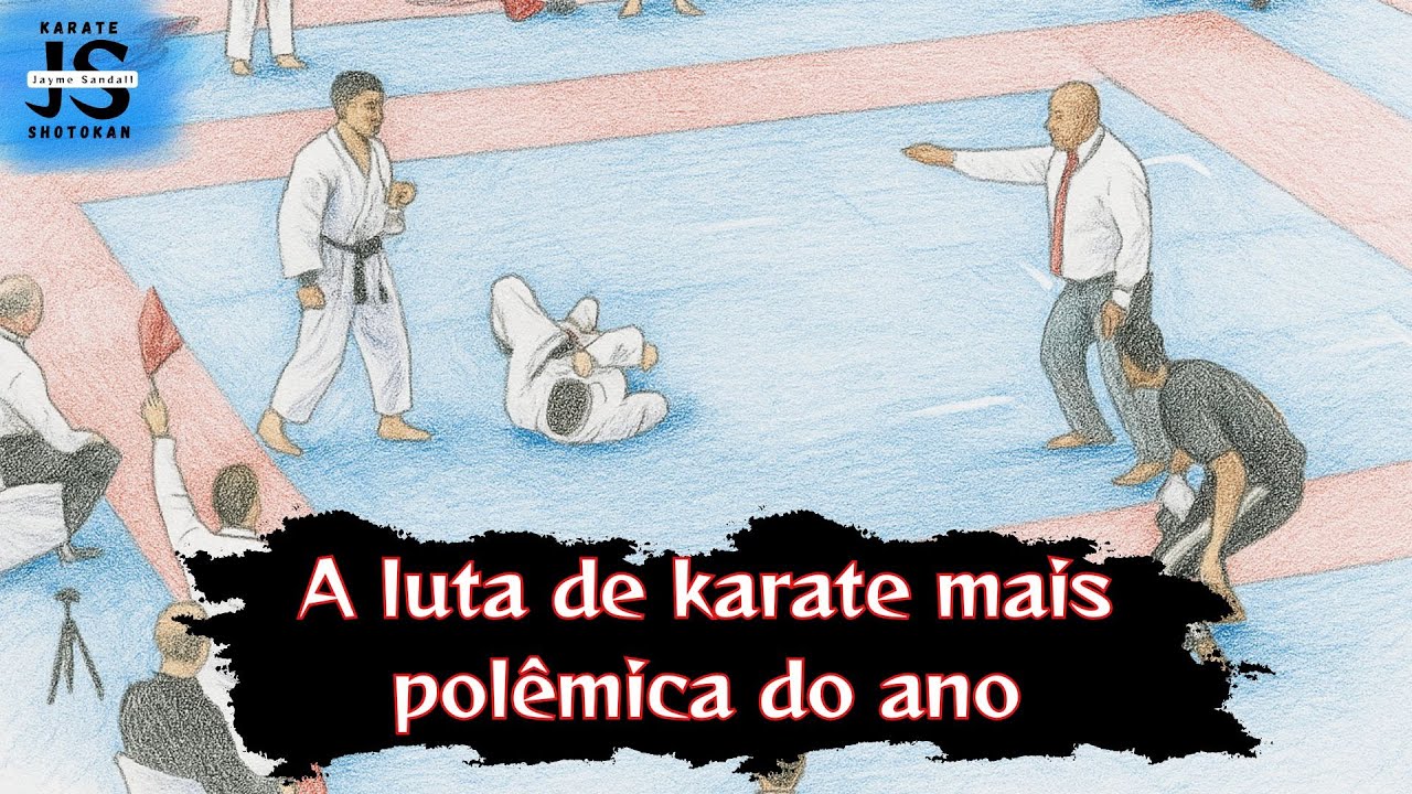 A luta de karate mais polêmica do ano!