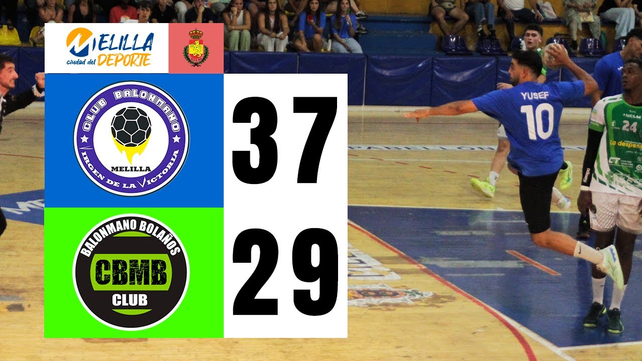 RESUBIDO: Melilla Ciudad del Deporte BM. Virgen de la Victoria vs. CBM. Bolaños