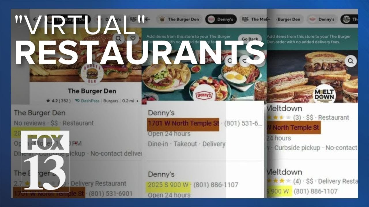'Virtual restaurants': Operating out of nationwide chains under different names