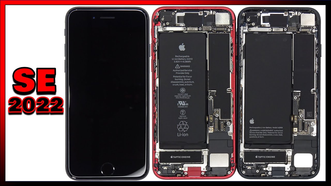 Apple iPhone SE 2022 3rd Gen 5G Disassembly Teardown Repair Video Review. Same as 2nd Gen?