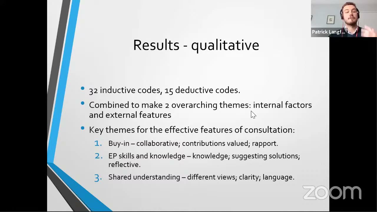What are the effective features of consultation? with Patrick Langford