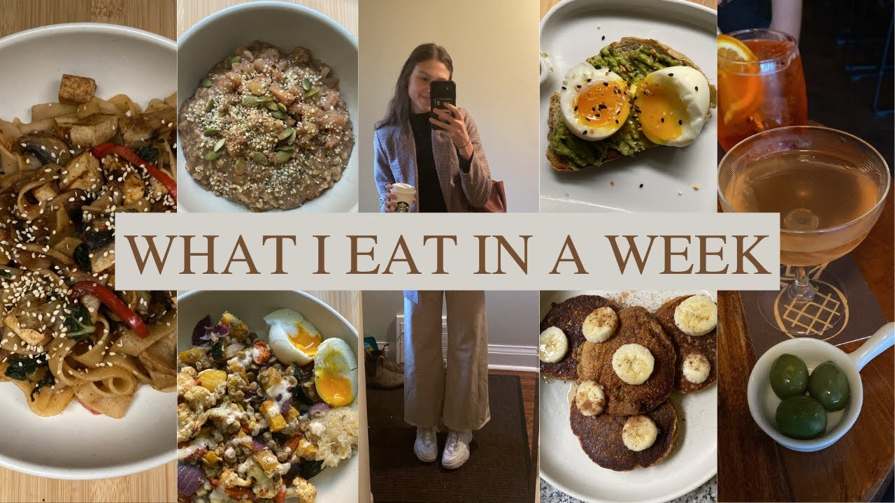 WHAT I EAT IN A WEEK/ cozy and simple fall meals/ healthy recipes/