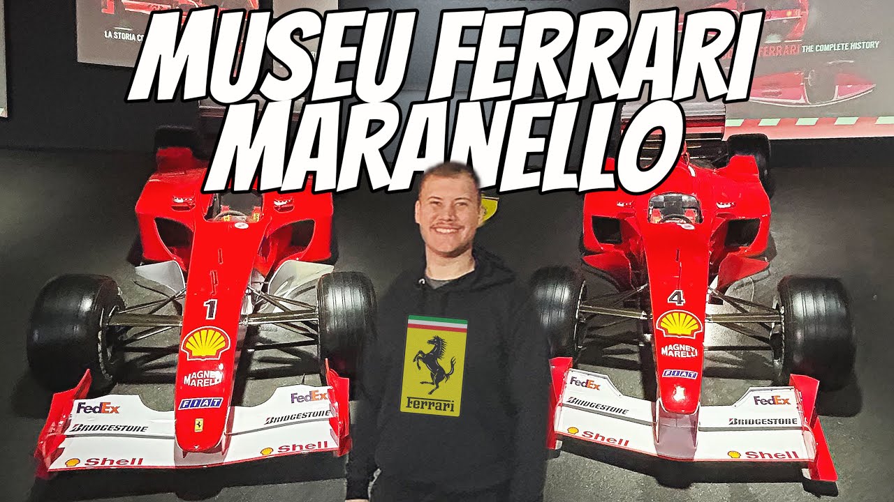 Visitei o INCRÍVEL Museu da Ferrari em Maranello - Itália