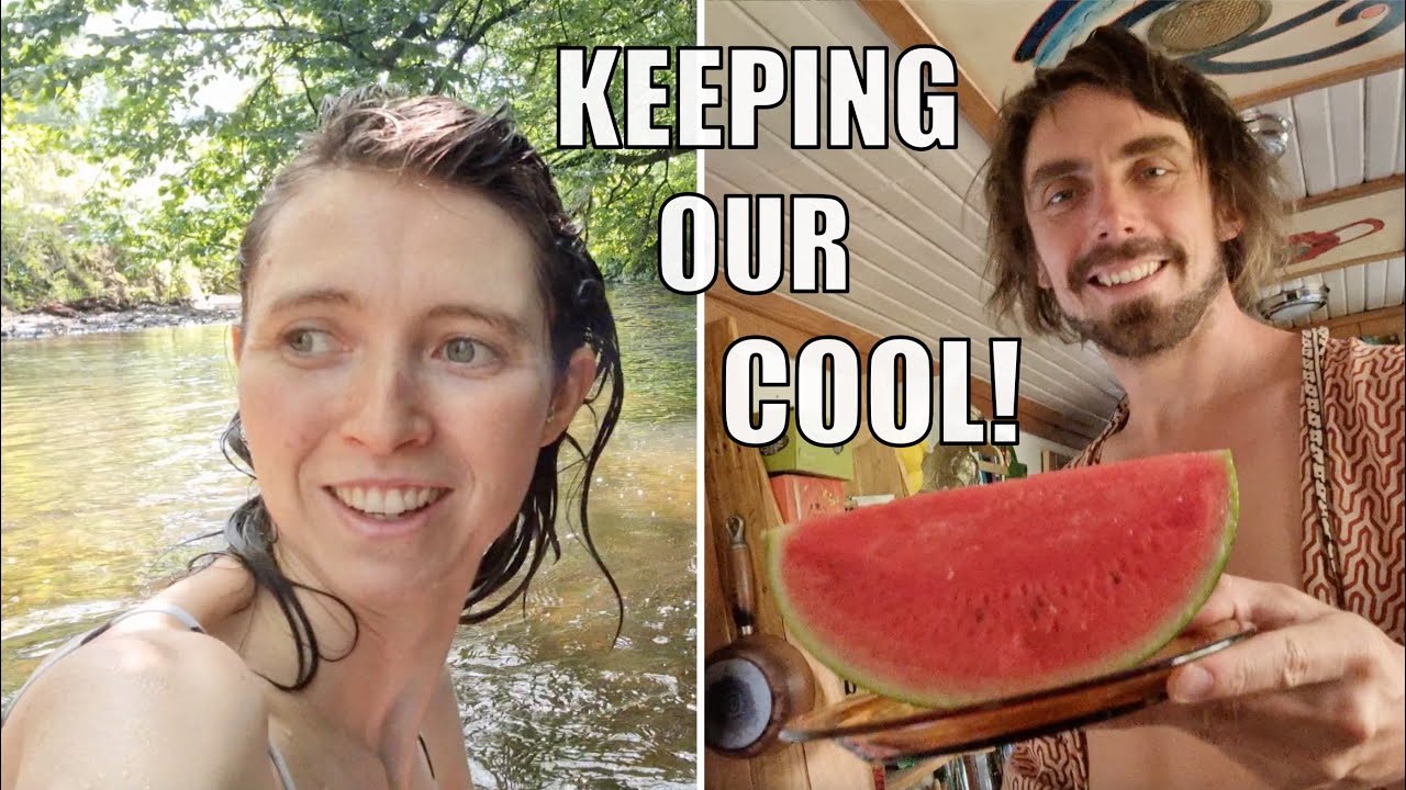 When it gets HOT on a NARROWBOAT | Wild swimming in a heat wave | An accident in the bathroom! EP7