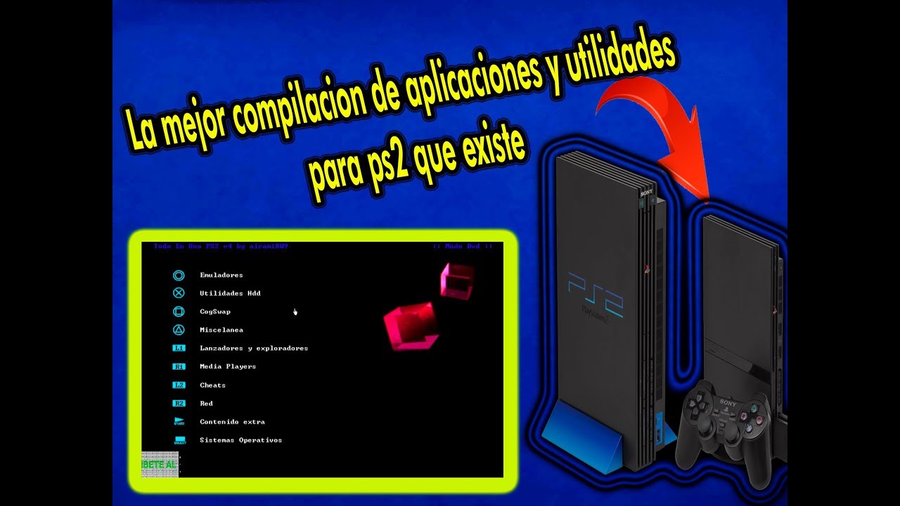 Teu 4.0 la mejor compilación de aplicaciones y emuladores para ps2 |  link de descarga