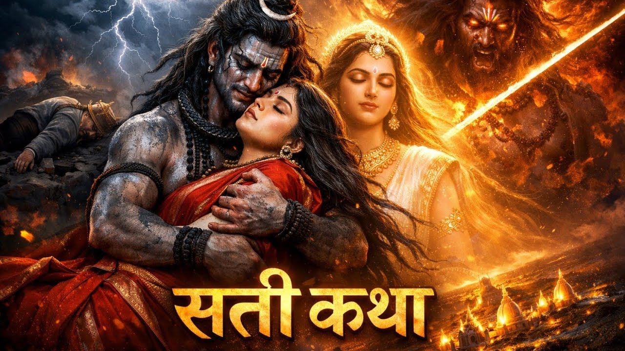 सती कथा : शिव का प्रेम, सती का बलिदान और प्रलय की शुरुआत | 