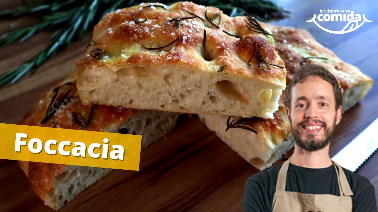 Receita de Focaccia - Adriano Ribeiro
