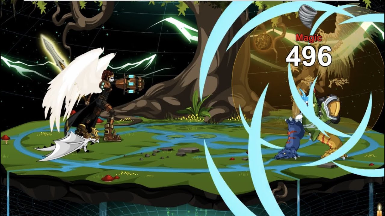 DragonFable - Technomancer vs Big and Small (NDC, 3 point dragon)