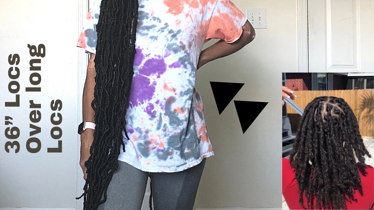 36” Soft Locs over Real Locs | Under 3hrs | No Extension