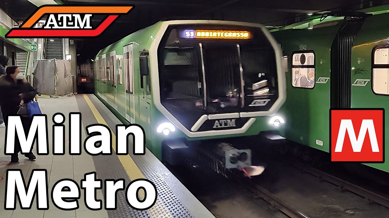 Scenes from the Milan Metro System