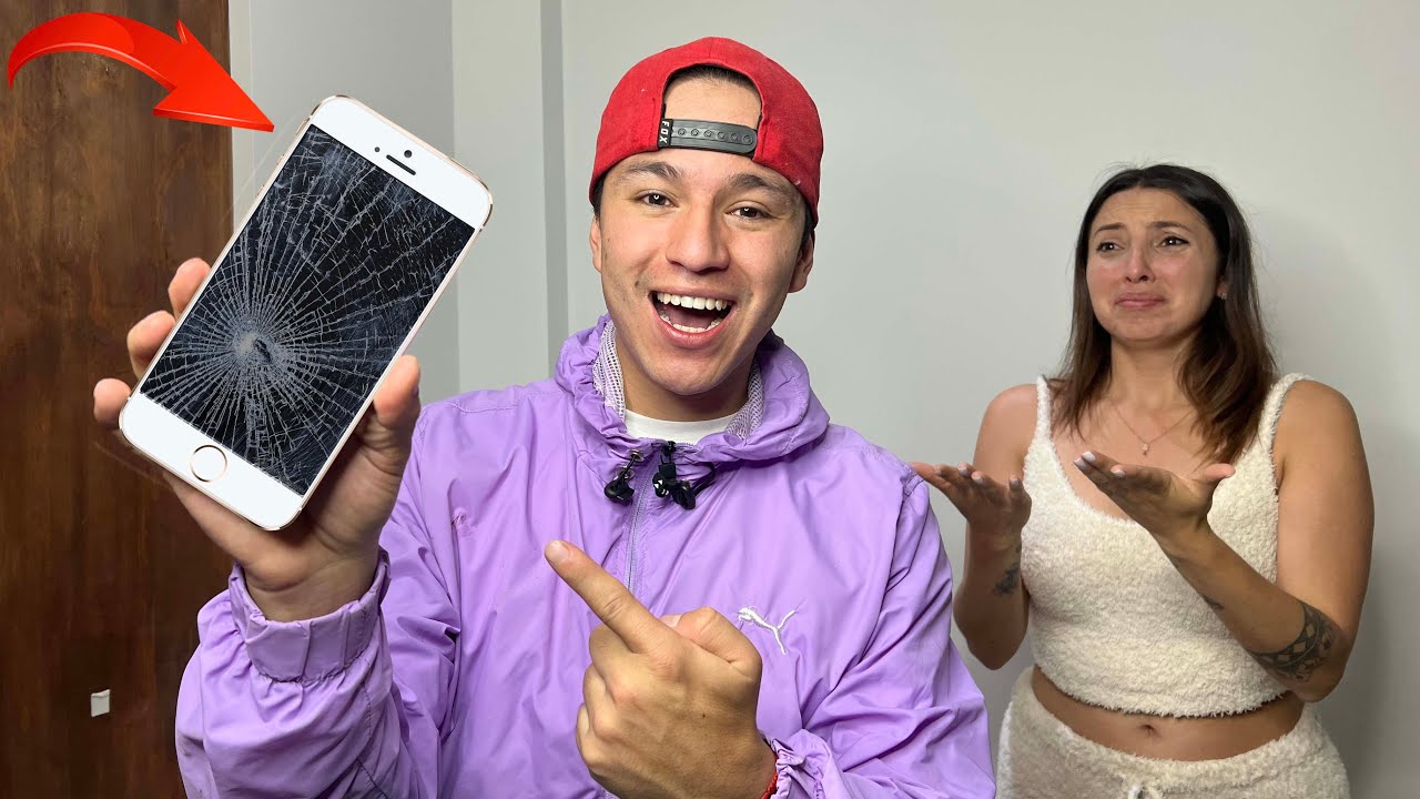 ¡DESTRUIMOS EL CELULAR DE @Escalera !  *LE REGALAMOS UN IPHONE 14 PRO MAX