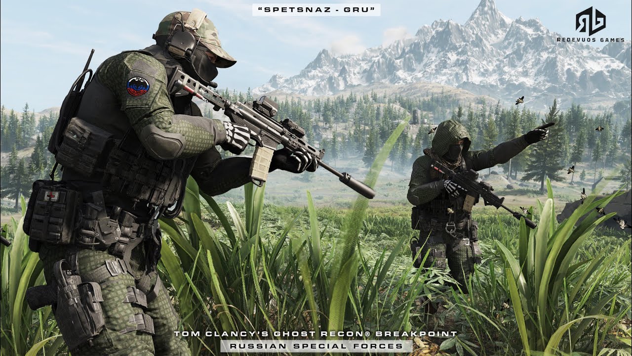 Spetsnaz - GRU | Ops: RED LINE OPERATION | Stealth & Loud Gunfight | Modded Ghost Recon Breakpoint