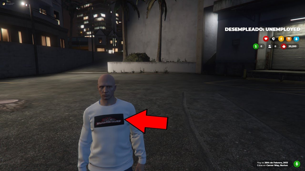 1# Como editar las texturas de las ropas, camisetas, chalecos en FiveM 2021
