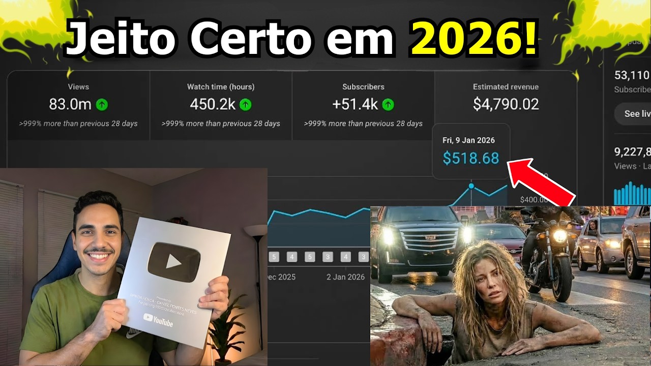 MONETIZADO EM 7 DIAS! Como eu crio vídeos de Canal Dark em 15 minutos no Youtube [MELHOR MÉTODO]