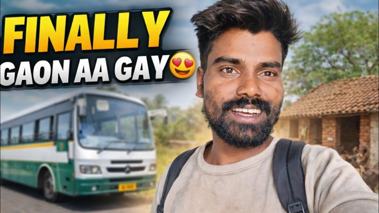 FINALLY GAON AA GAYA 😍 | Bus Se Ghar Wapsi 🚌 | Dil Khush Ho Gaya ❤️