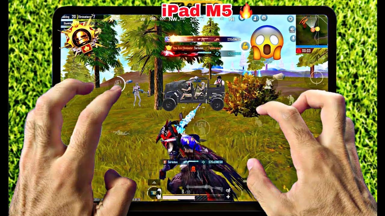 iPad Pro m4 pubg test l pubg new update gameplay