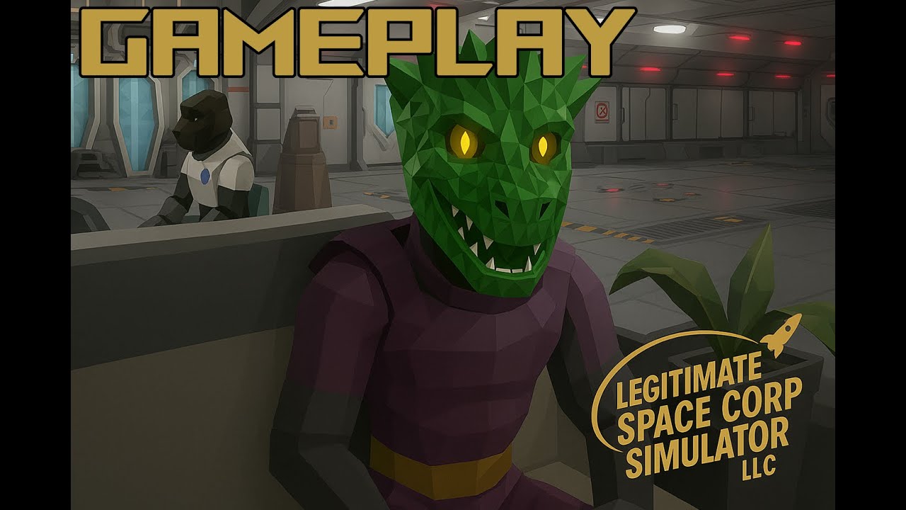 Геймплей Legitimate Space Corp Simulator LLC - Управление космической станцией | Давайте попробуе...