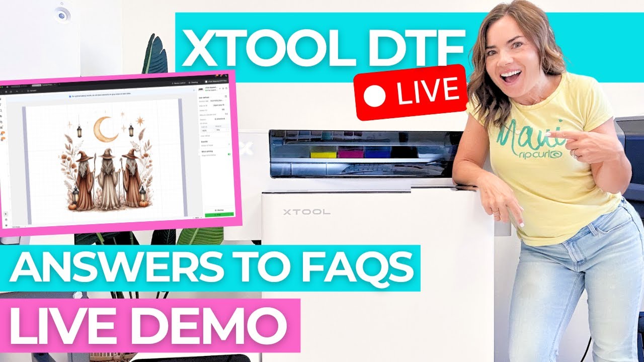 xTool Printer: See It in Action and Get All YOUR Questions Answered | Live Event