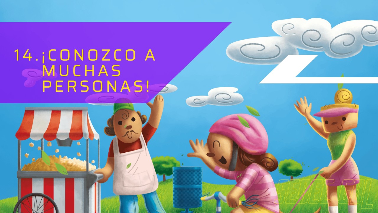 Libro B Tema 14 ¡Conozco a muchas personas!