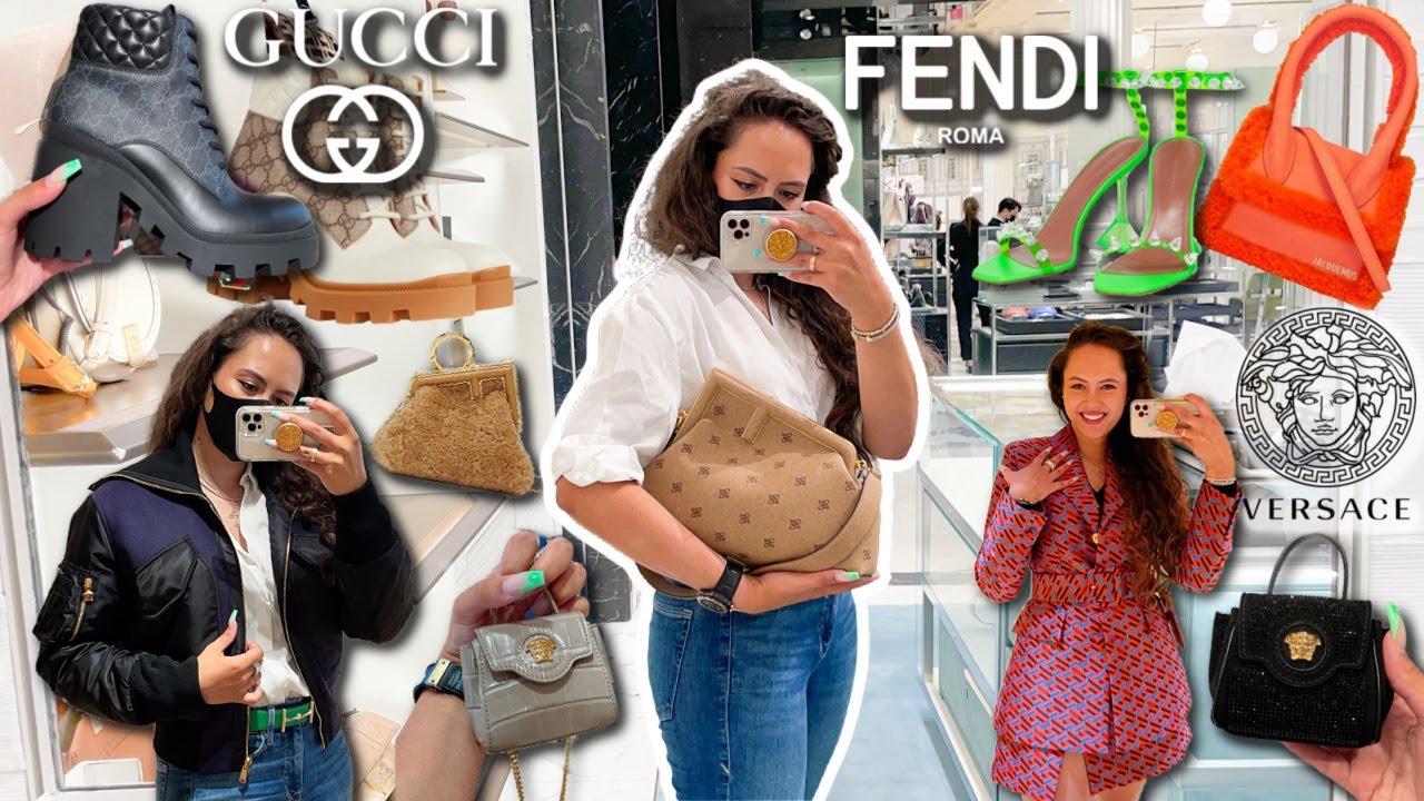 Видеоблог о роскошном шопинге! Что нового у Gucci, Versace, Fendi и т.д.