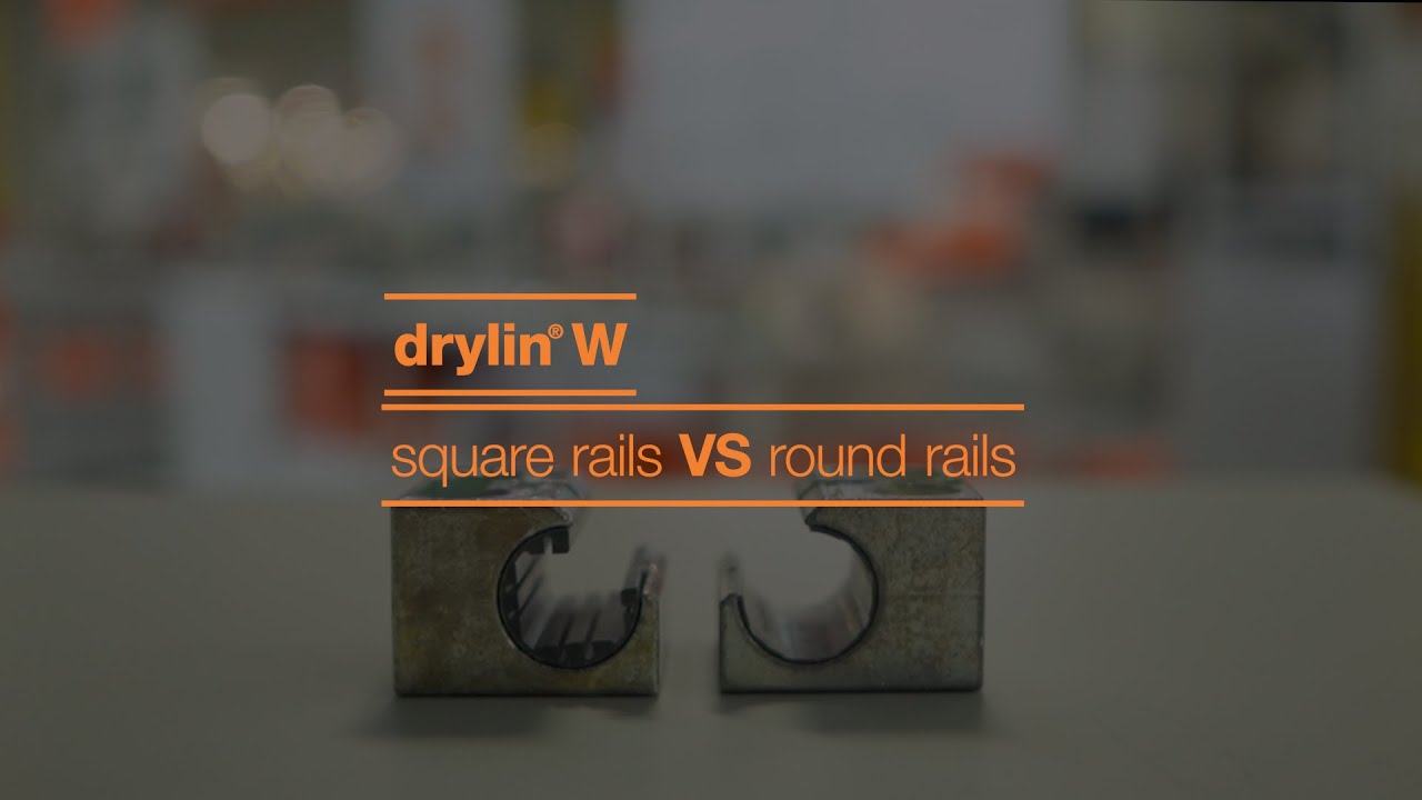 Square Linear Rails vs Round Linear Rails | drylin® W