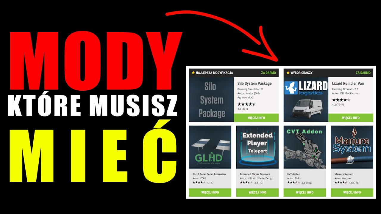 Mody do FS22 które MUSISZ mieć! 🤠