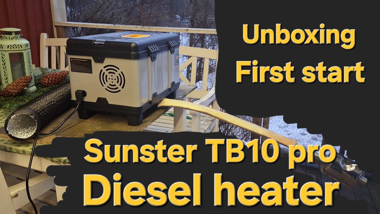 Мы приобрели дизельный обогреватель Sunster TB10 pro для автомобиля Land Rover Marshall Ambulance.