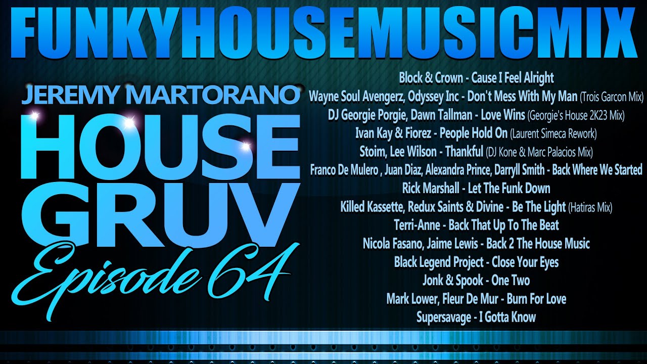 HOUSE GRUV 64 🕺Funky Disco House Music DJ MIX🕺 #housemusic - DJ Jeremy Martorano