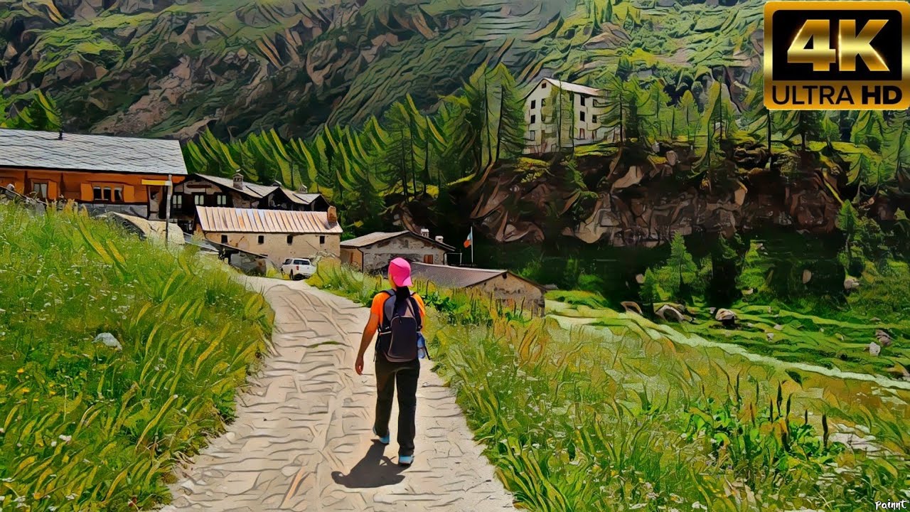 I colori della natura e albergo abbandonato