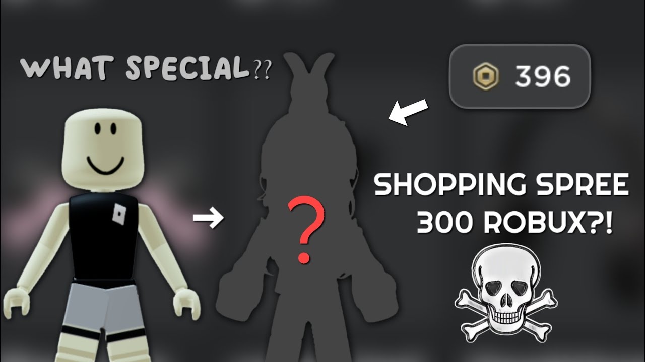 SHOPPING SPREE 300 ROBUX!🖤  || Roblox Indonesia🇮🇩