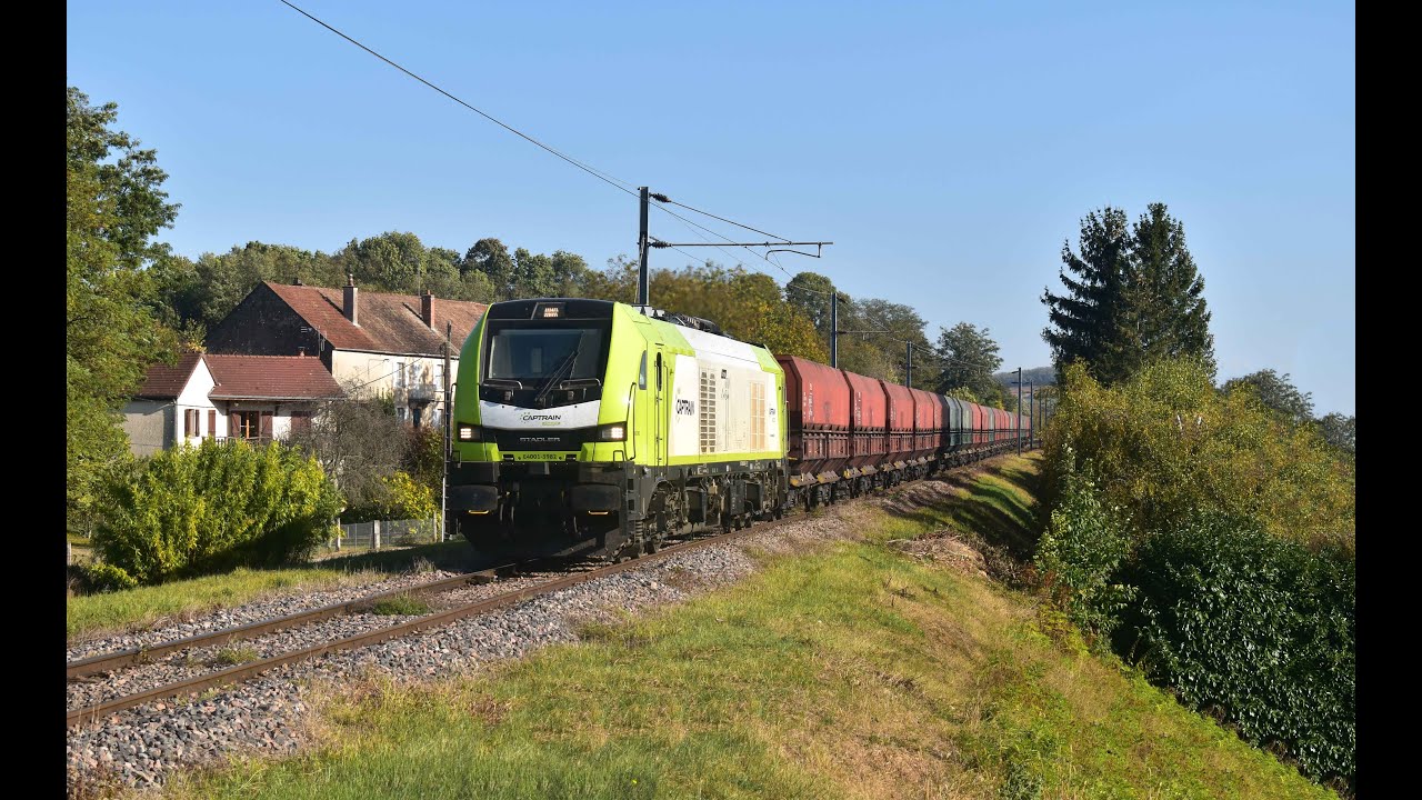 Dessertes FRET SNCF, Captrain et Europorte &agrave; Tavaux (Jura)