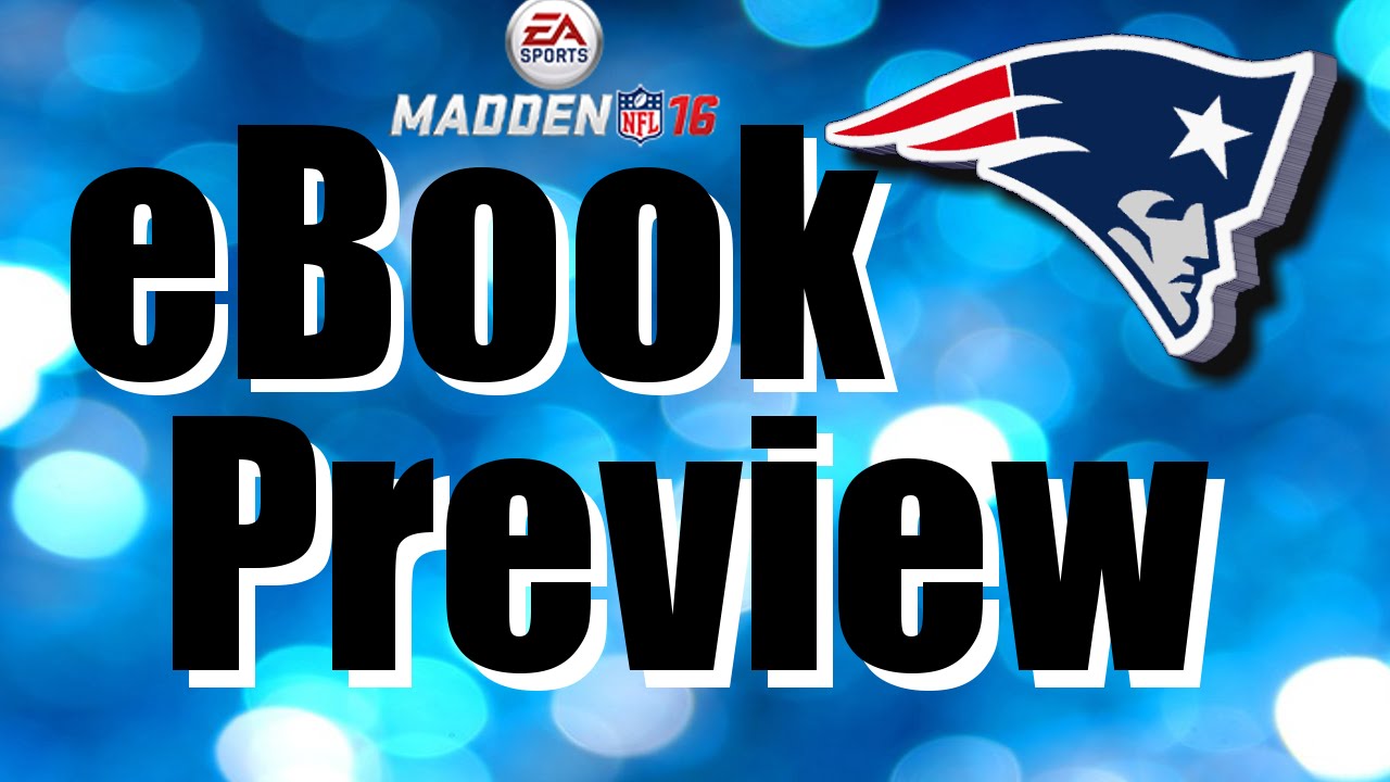 Madden 16 New England eBook Preview