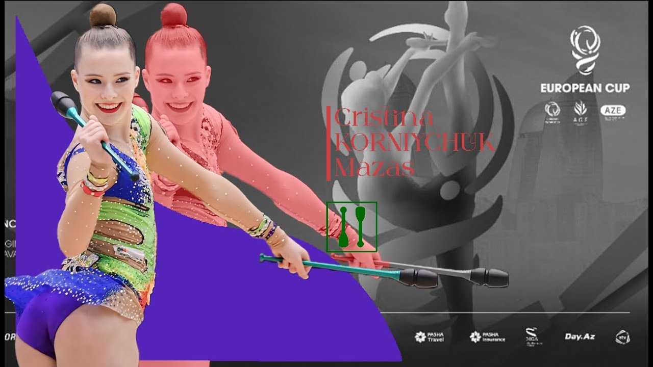 KORNIYCHUK, Cristina. EUROPEAN CUP, Bakú (AZERBAIYÁN) 2024. Mazas | Punteras Al Tapiz