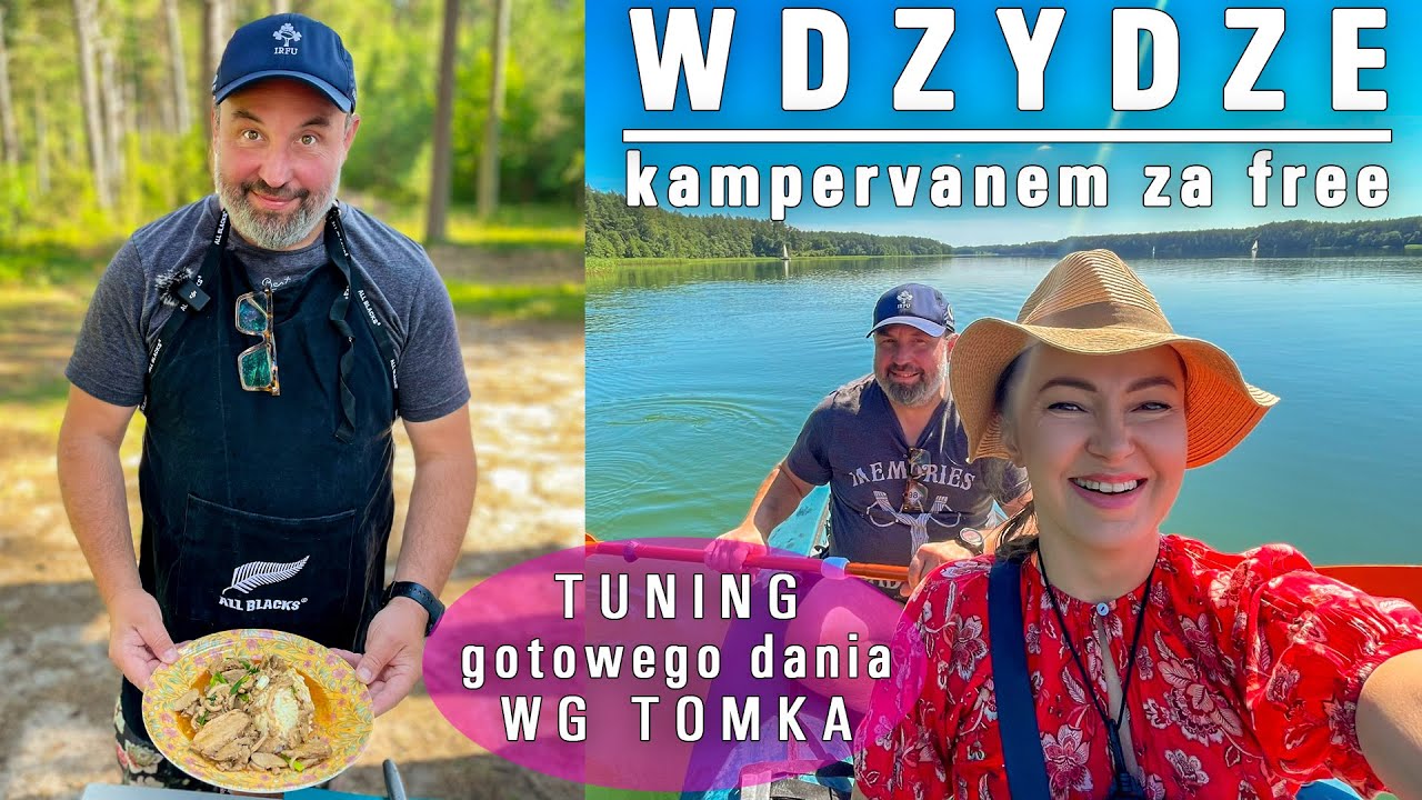 Dwudzionek na Wdzydzach, prawie rozbiliśmy samochód, kaczka na szybko, dmuchanym kajakiem na wyspy