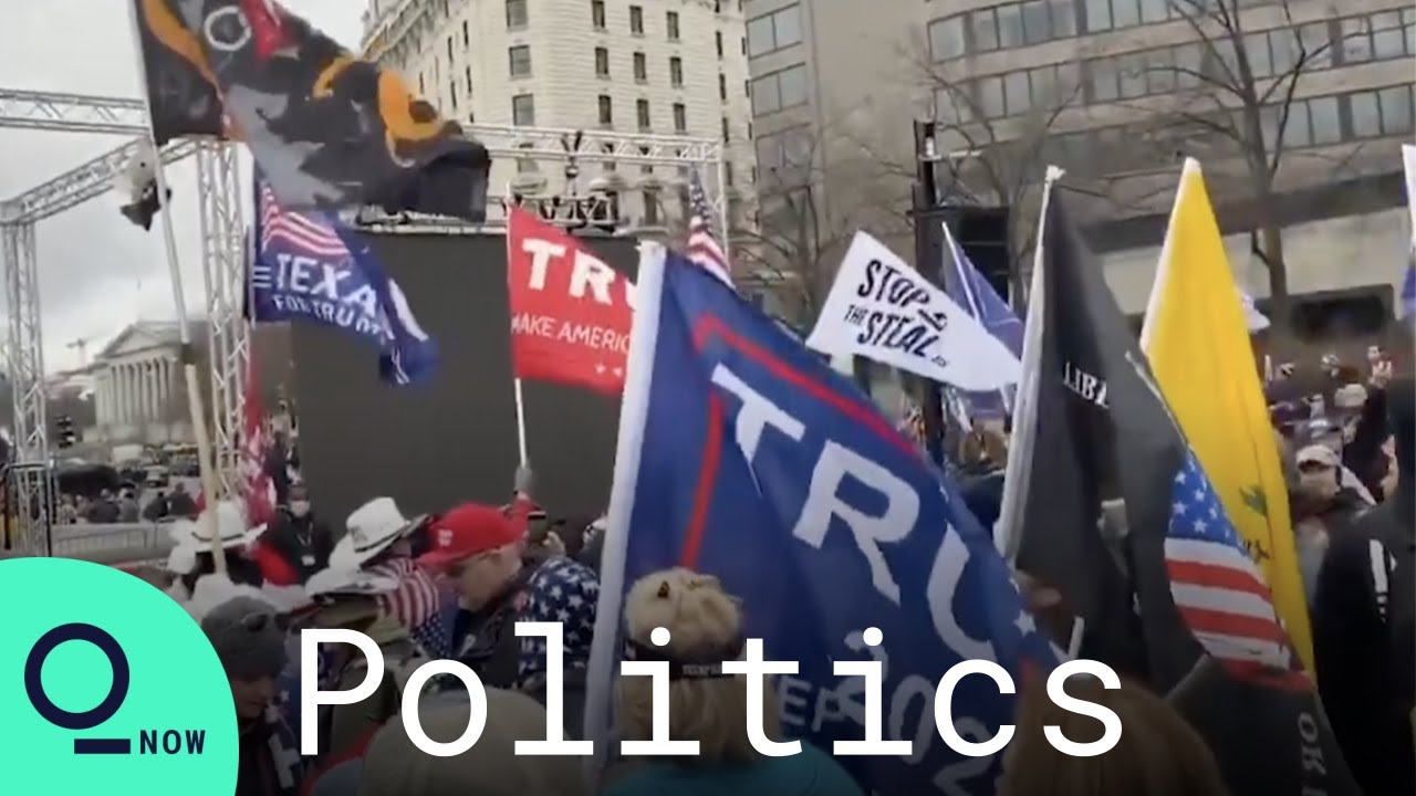 Trump Supporters Gather at Washington's Freedom Plaza to Protest Election Results